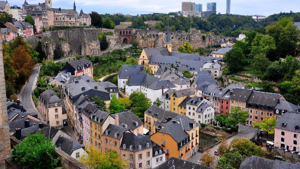  Khu phố cổ ở Luxembourg