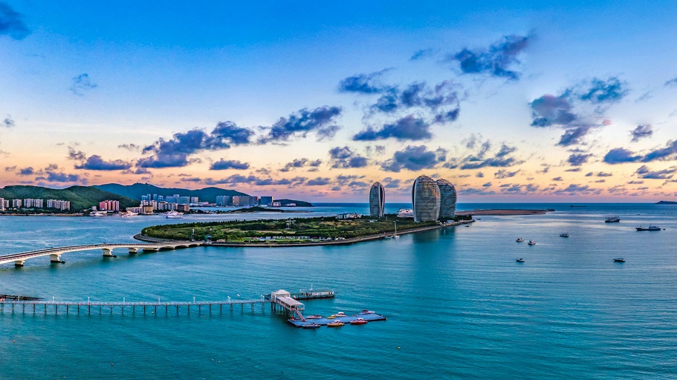 Vẻ đẹp Tam Á từ trên cao