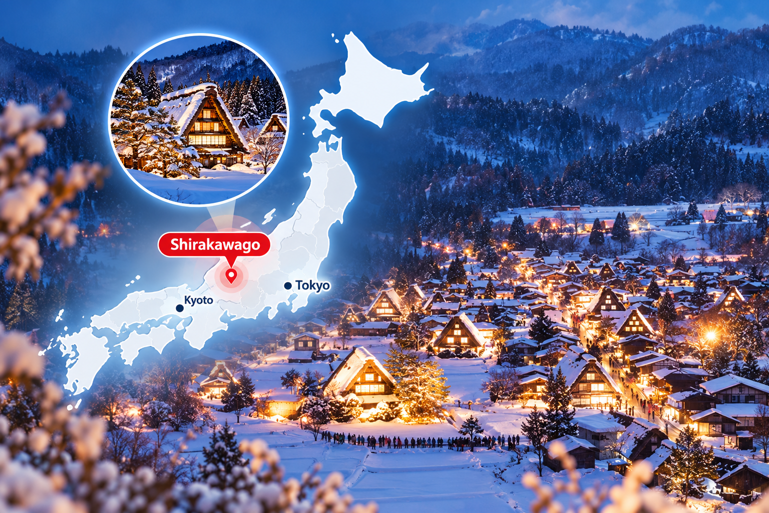 Shirakawa-go mùa đông: Điều gì làm nên sức hút của làng cổ Nhật Bản?