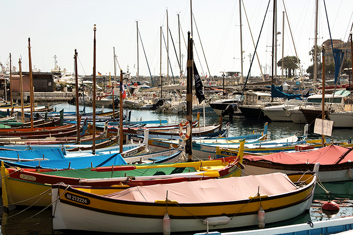 Cảng cũ tại Old Nice