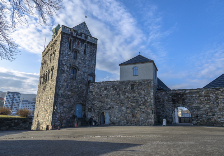 Rosenkrantz là một phần của Pháo đài Bergenhus