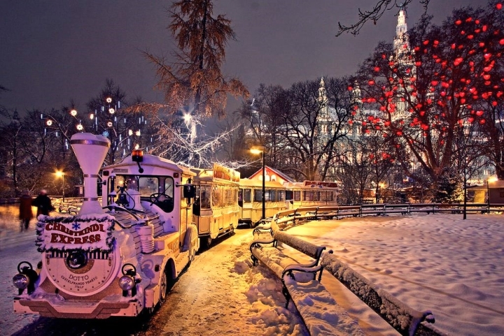 Thủ đô Vienna, Áo -  Quyến rũ với thị trấn Giáng sinh