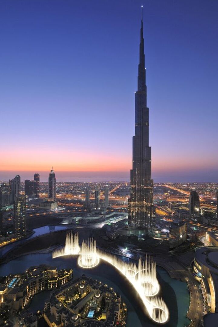 Dấu ấn của nghệ thuật nước và ánh sáng tại The Dubai Fountain