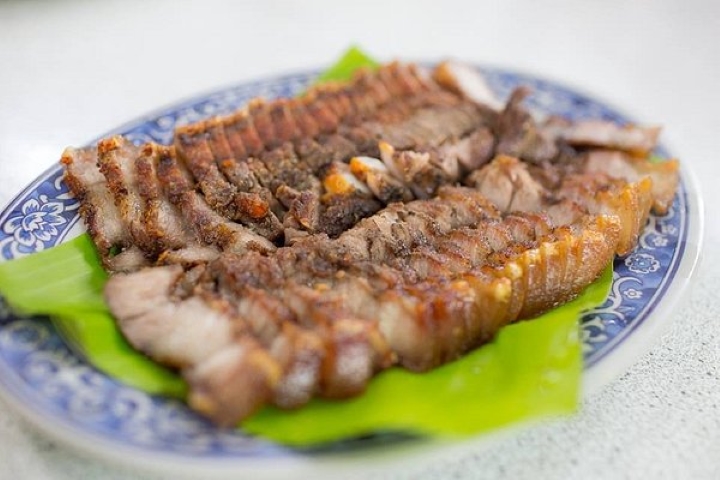 Thịt heo rừng được chế biến theo phong cách truyền thống