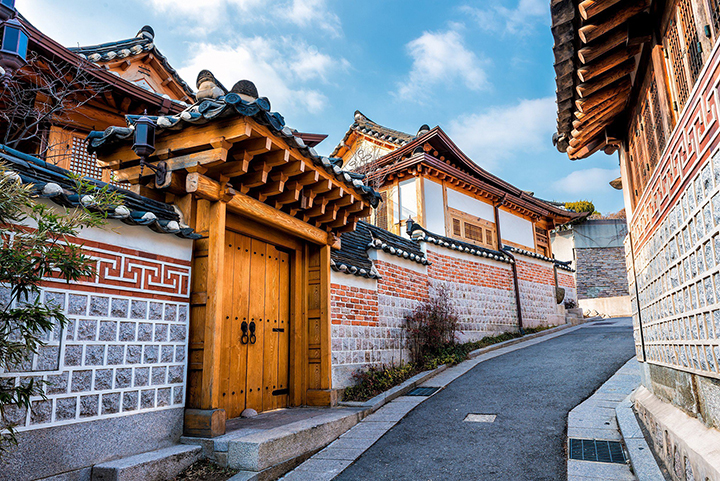 Một góc làng Hanok Bukchon