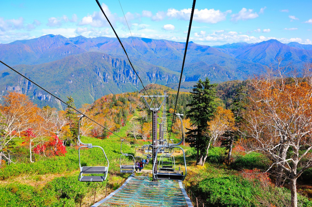 Mùa thu trên núi ở Hokkaido