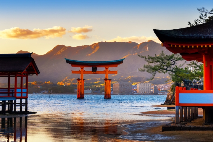 Đền Itsukushima là một di tích thế giới được UNESCO công nhận