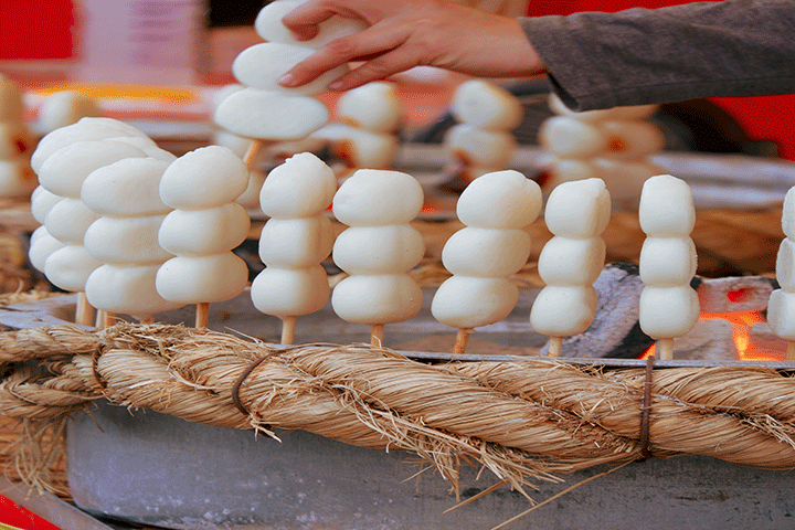 Tsukimi-dango - món bánh truyền thống của Otsukimi