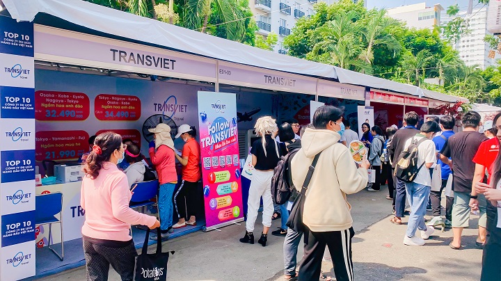 Gian hàng TransViet tại Lễ hội Việt - Nhật lần thứ 9