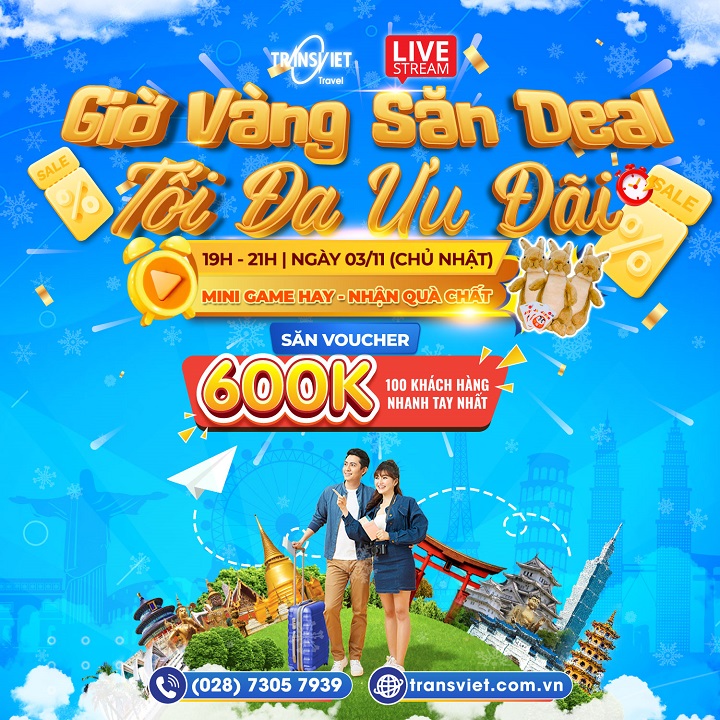 Livestream "Giờ Vàng Săn Deal - Tối Đa Ưu Đãi" 