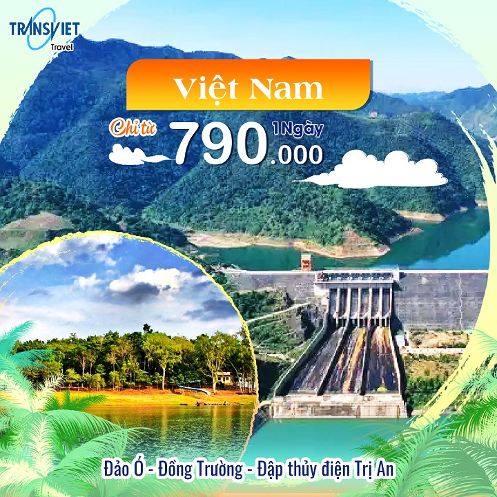 Tour khám phá Hồ thủy điện Trị An