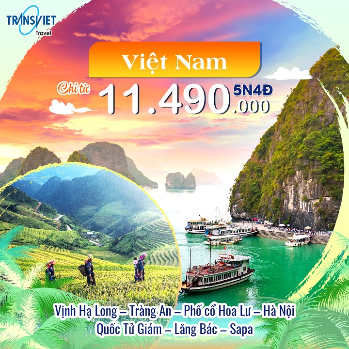 Tour Vịnh Hạ Long - Tràng An 