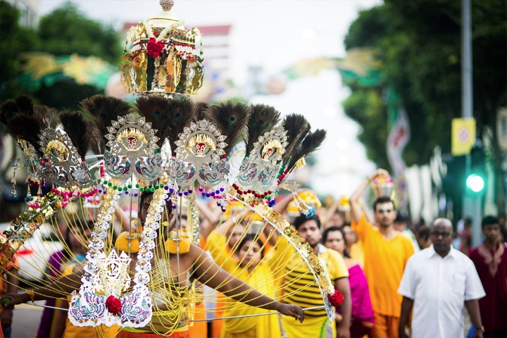 Biểu diễn nghệ thuật truyền thống tại lễ hội Thaipusam