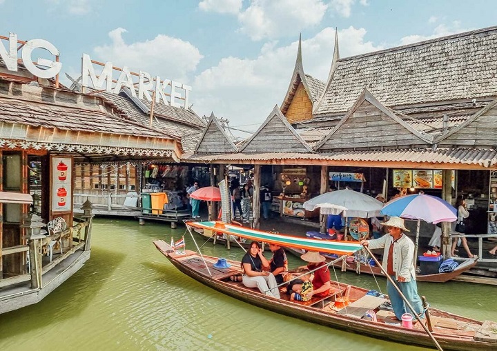 Chợ nổi Pattaya được xây dựng dưới tư duy hiện thực hóa văn hóa và truyền thống của bốn vùng miền chính của Thái Lan