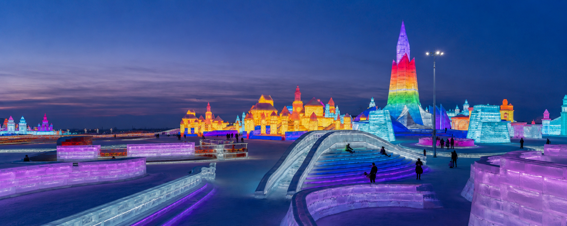 TOUR CÁP NHĨ TÂN: THÀNH PHỐ BĂNG ĐĂNG RỰC RỠ