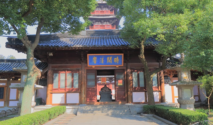 Ở Hàn Sơn Tự có rất nhiều điểm tham quan độc đáo