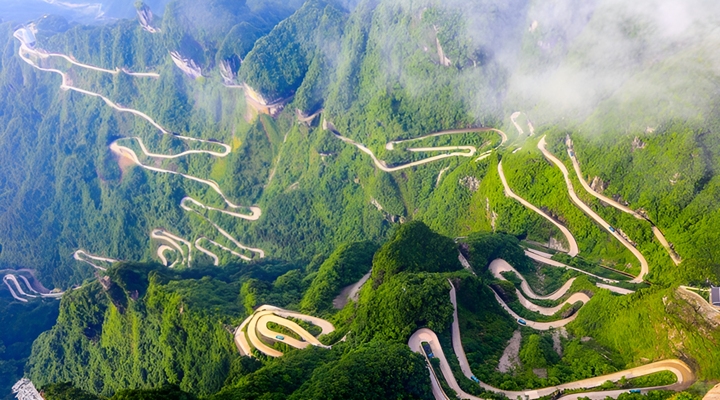 Cảnh quan thiên nhiên kỳ vĩ của công viên Trương Gia Giới.