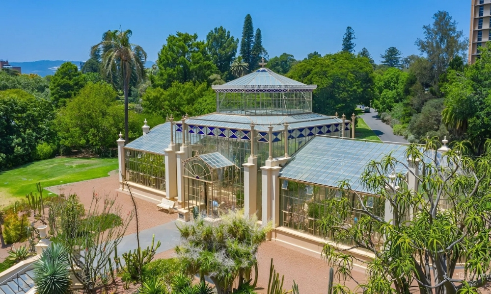 Palm House tại Vườn Bách thảo Adelaide gây ấn tượng với thiết kế kính tinh xảo từ thế kỷ 19