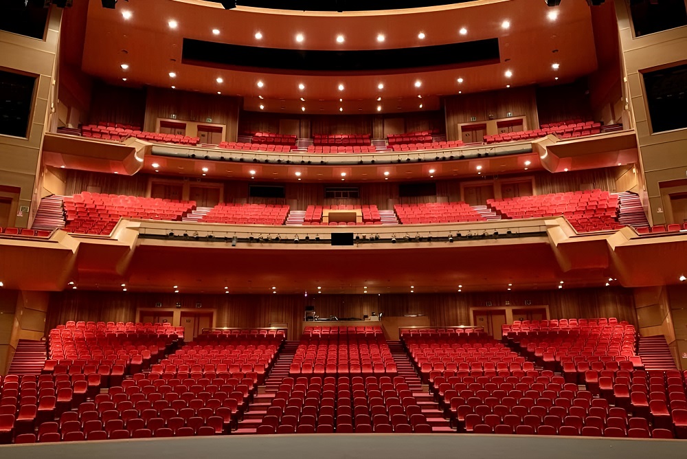 Không gian hiện đại tại Trung tâm Văn hóa Ansan, nơi diễn ra nhiều buổi hòa nhạc và triển lãm