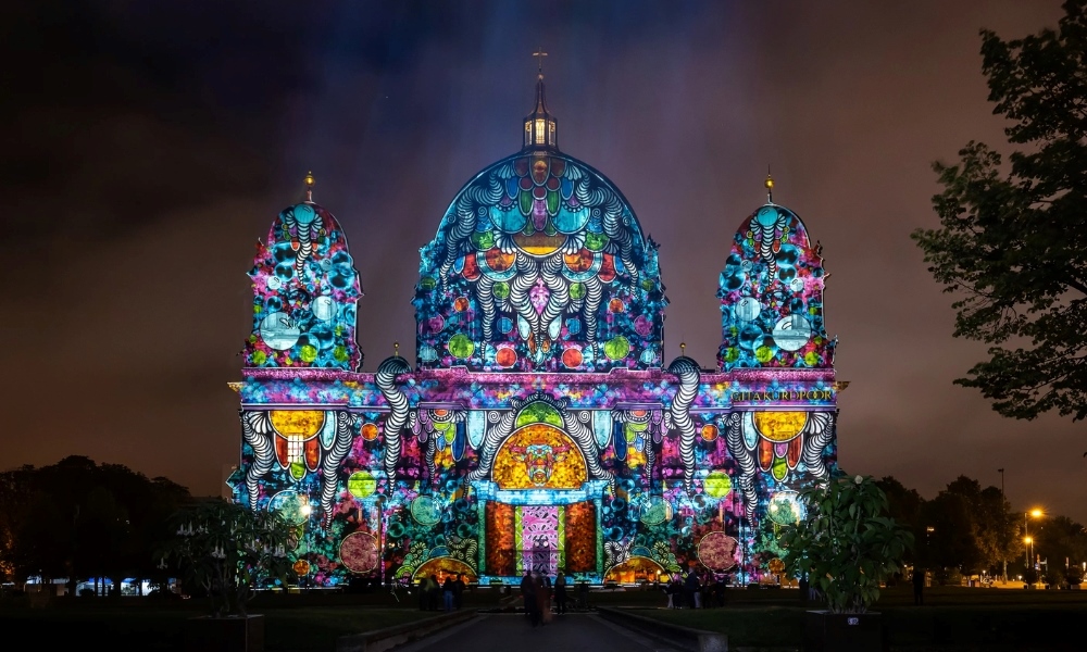 Lễ hội Ánh sáng Berlin thắp sáng các biểu tượng kiến trúc