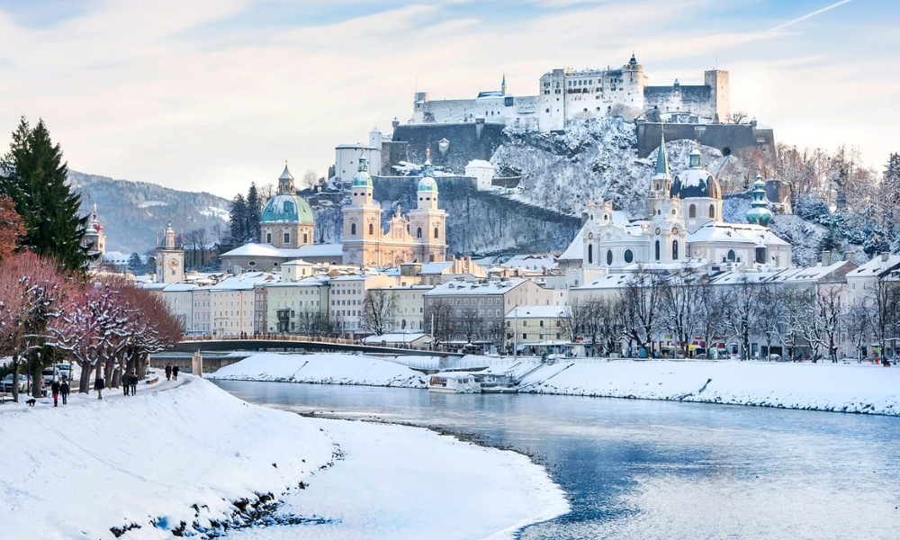 Thời tiết tháng 1 ở châu Âu có sự phân hóa rõ rệt giữa các vùng