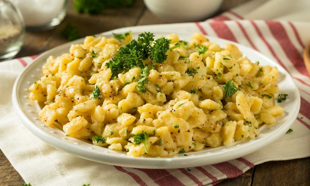 Mì Spätzle mềm dai và đậm vị trứng tươi