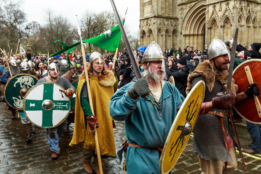 Lễ hội JORVIK Viking tái hiện hình ảnh những chiến binh Viking qua những trang phục cổ xưa