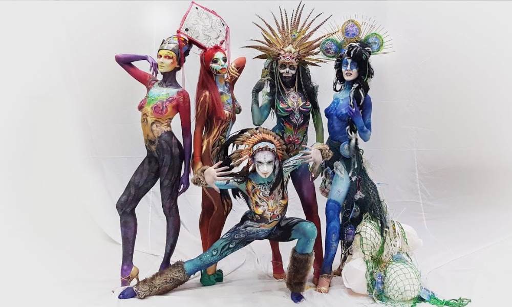 Cơ thể người hóa thành tác phẩm nghệ thuật đầy mê hoặc tại DIBF