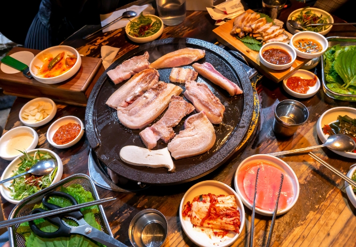 Thịt heo đen được chế biến từ giống heo được nuôi tại đảo Jeju 