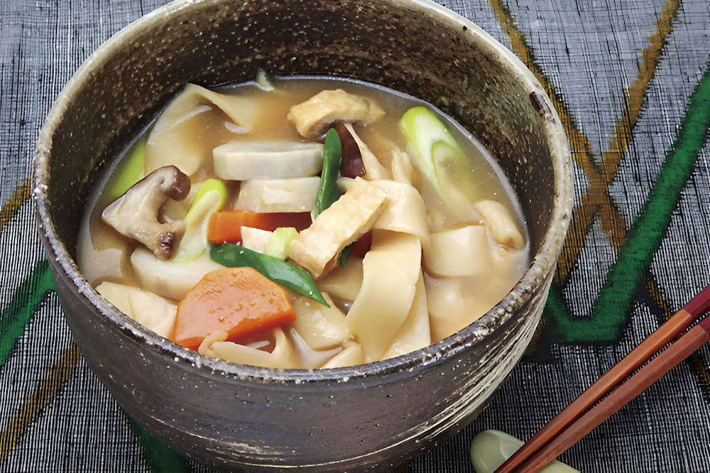 Mì Okkirikomi với hương vị đậm đà, thích hợp thưởng thức vào mùa đông