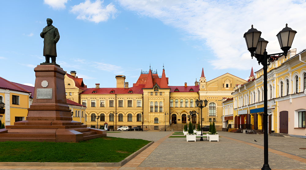 Quảng trường Đỏ nhìn về lăng Lenin