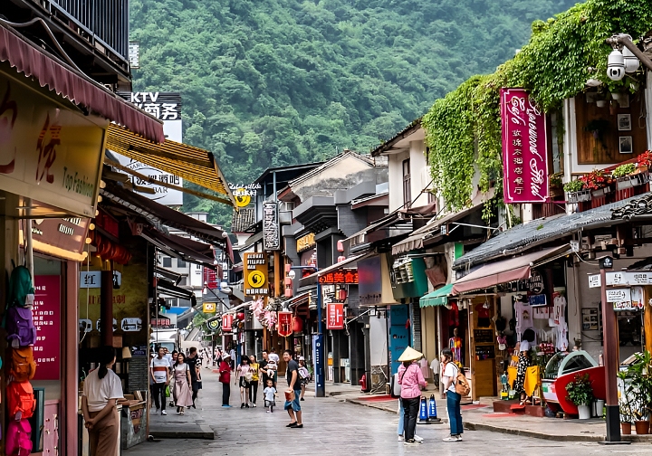 Những ngôi nhà cổ tại Dương Sóc cổ trấn