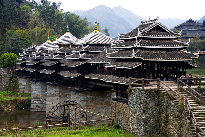 Cầu Thành Dương - Biểu tượng kiến trúc của người Đồng ở Quảng Tây