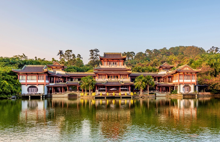 Vẻ đẹp yên bình của Công viên Thanh Tú Sơn