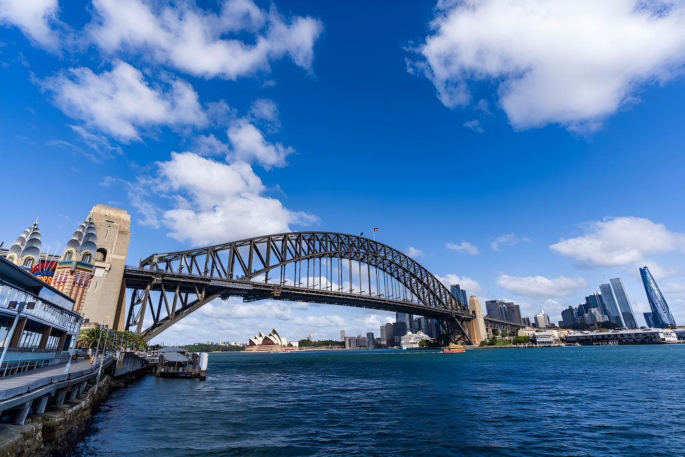 Cầu cảng Harbour Sydney thiết kế thép vòm đồ sộ