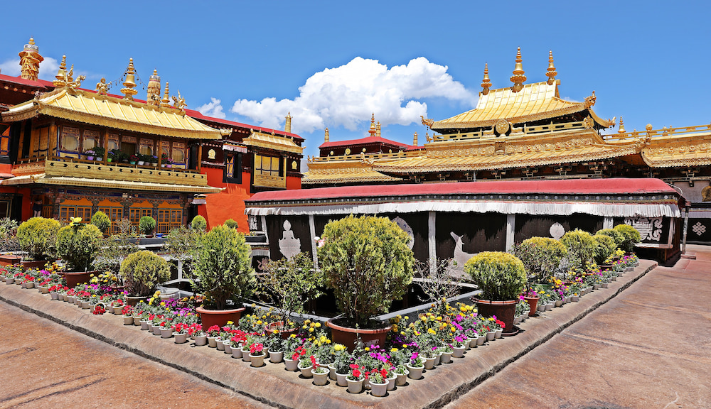 Chùa Jokhang mang vẻ đẹp giao thoa giữa kiến trúc người Hán, Nepal và Tây Tạng
