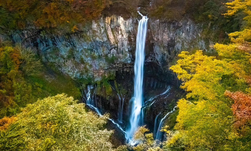 Thác Kegon quả thật là một tuyệt tác của thiên nhiên
