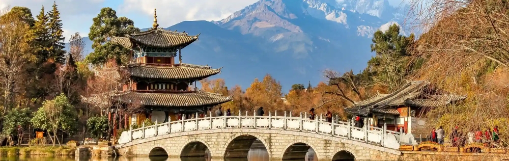 Phố cổ Lệ Giang vào thu