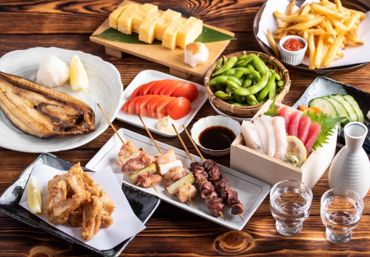 Các món nhắm của Nhật rất thích hợp để uống cùng rượu Sake