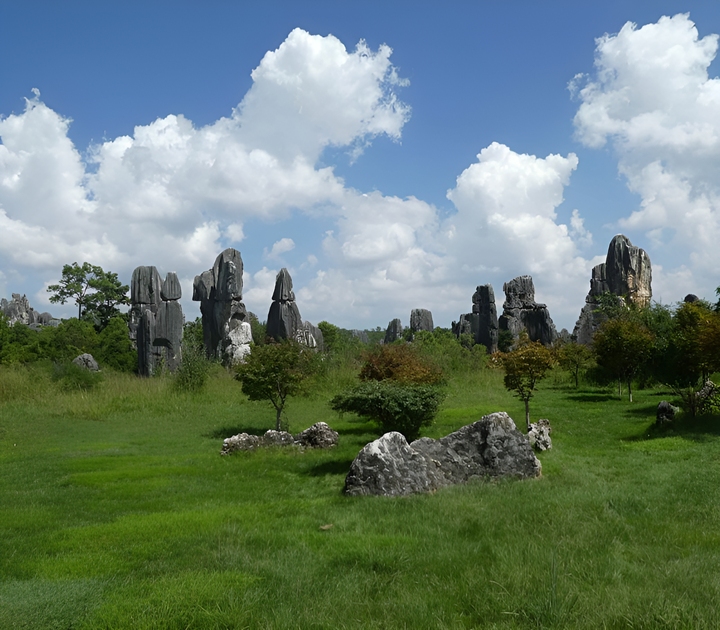 Du khách có thể thấy các hóa thạch sinh vật biển từ thời cổ đại tại đồi Bushao