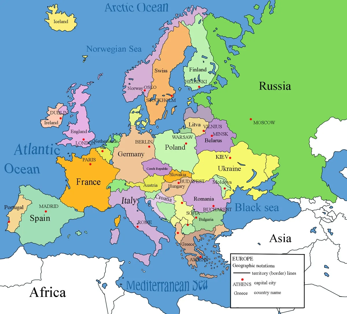 Các quốc gia Châu Âu