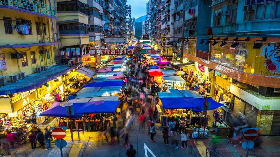 Chợ đ&ecirc;m Mong Kok