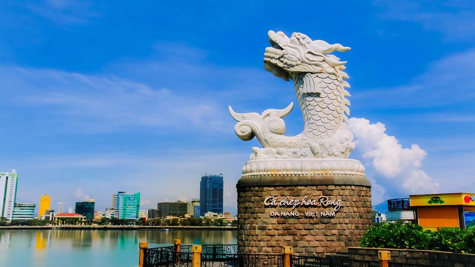 Tượng C&aacute; Ch&eacute;p Ho&aacute; Rồng