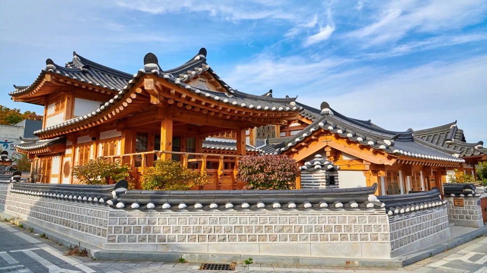 Kiến tr&uacute;c tuyệt đẹp tại l&agrave;ng cổ Eunpyeong Hanok