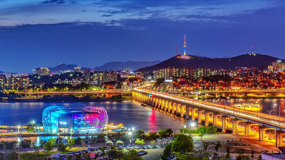 Seoul lung linh về đ&ecirc;m