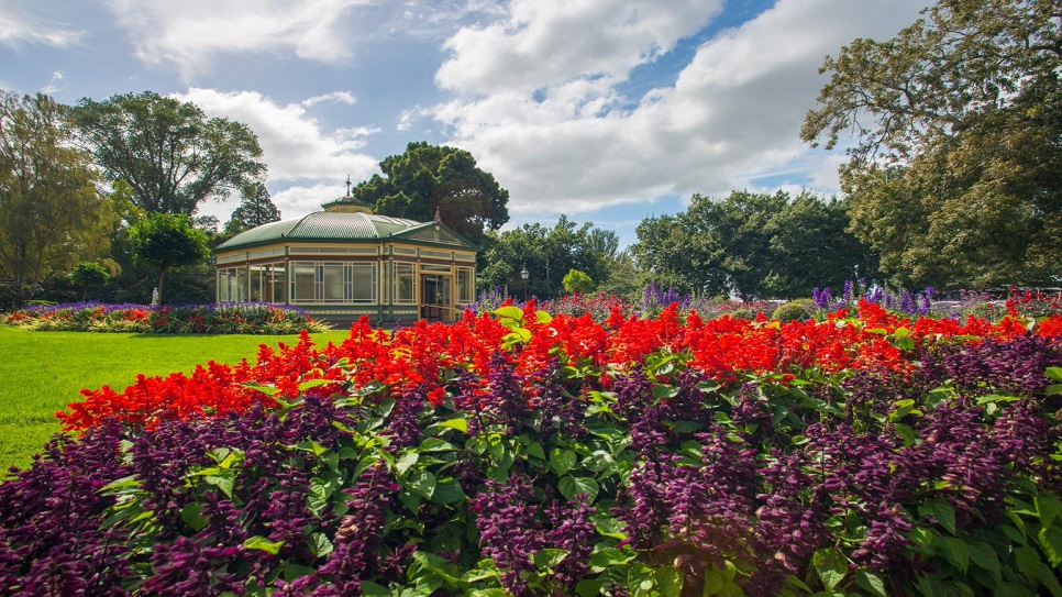 Mu&ocirc;n hoa khoe sắc tại Ballarat Botanical Gardens