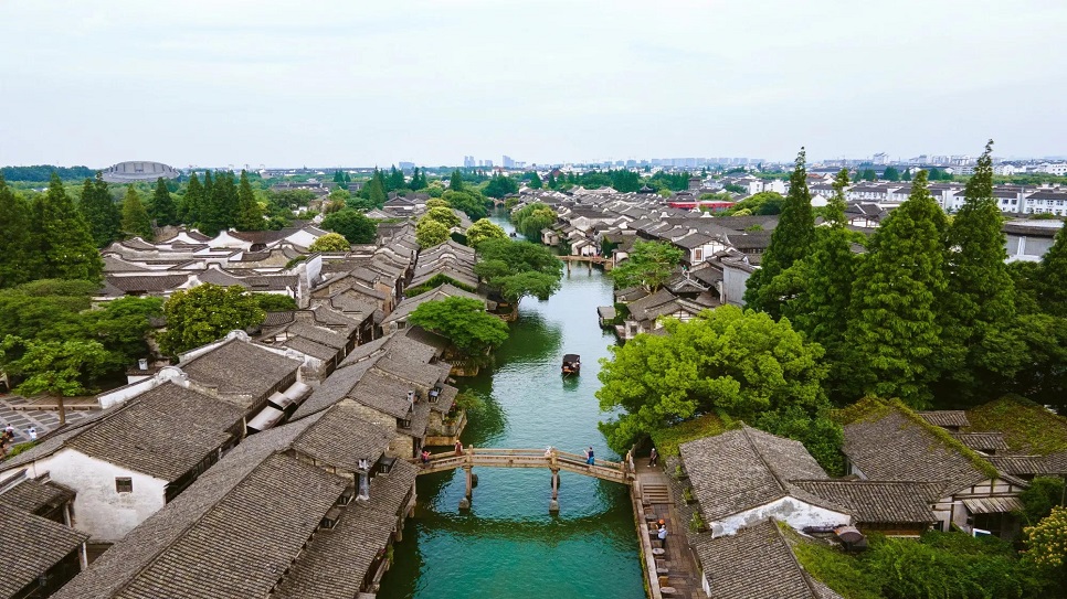 Khung cảnh bình yên tại Ô Trấn