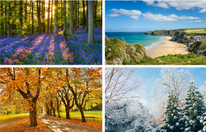 4 mùa ở nước Anh có đặc điểm riêng biệt