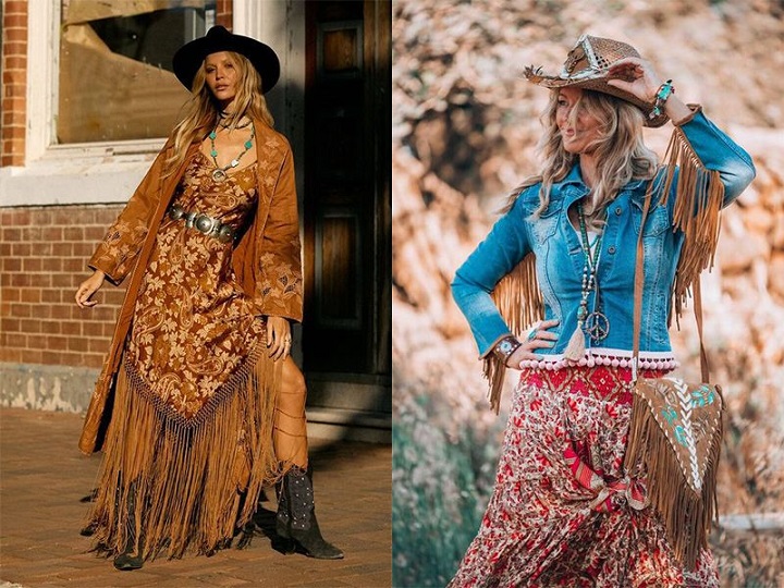 Những loại quần áo tua rua kiểu đồ cao bồi rất thường thấy ở châu Mỹ từ những năm 90, nhưng phải đến thập kỷ gần đây những món đồ  cắt rách mới bắt đồ trở nên phổ biến ở các quốc gia phương Đông