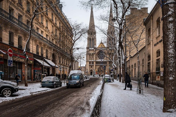 Vẻ đẹp mùa đông nơi kinh đô ánh sáng Paris 